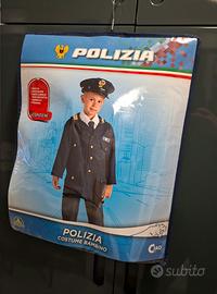Vestito carnevale polizia 6- 7 anni