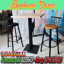 sgabelli e snack per esterno interno pizzeria pub