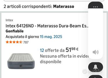 Materasso campeggio