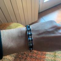 Bracciale uomo catena moto “DESMOD” Made in Italy