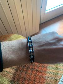 Bracciale uomo catena moto “DESMOD” Made in Italy