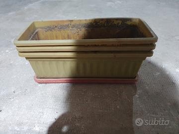 vaso rettangolare 60 × 40