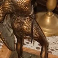 scultura vintage  in bronzo 