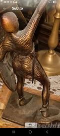 scultura vintage  in bronzo 