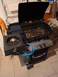 barbecue a gas
