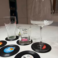 Sotto bicchieri vinile – Set di 6 pezzi originali