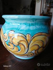 Cachepot/Sottovaso in ceramica di Vietri