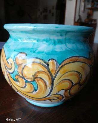 Cachepot/Sottovaso in ceramica di Vietri