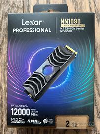 Lexar NM1090 SSD 2TB NVMe PCI Gen5 con Dissipatore