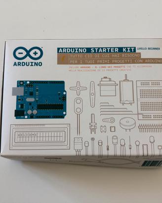 Arduino Starter Kit con Arduino Uno e libro