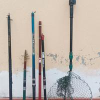 lotto canne da pesca