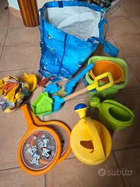 Giochi da spiaggia (palette, secchielli, racchette