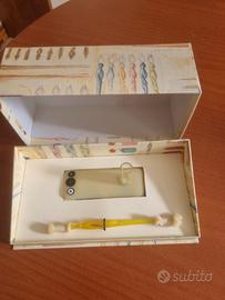 set da scrittura e calligrafia con penna in vetro