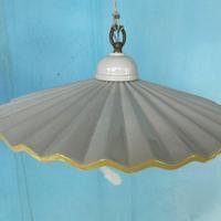 3 Lampadari sospensione retrò in ceramica