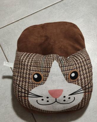 cuscino per piedi a forma di gatto 