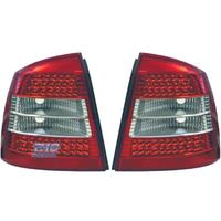 FANALI A LED OPEL ASTRA G 2P 4P 97-04 ROSSO AFFUMI