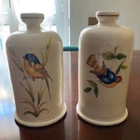 Coppia di vasi in ceramica