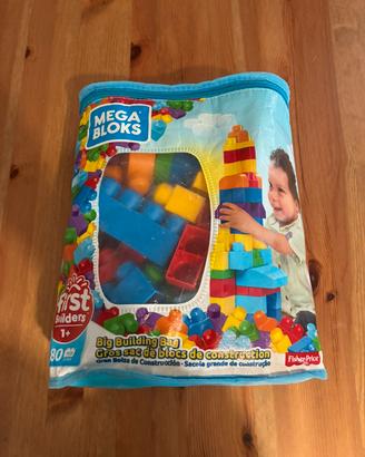 Sacco 80pz blocchi mattoni Mega Bloka