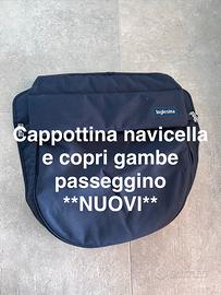 Scalda piedi e cappottina oer passeggino Zippy/Pro