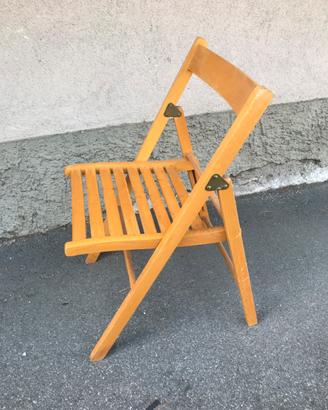 Sedia legno pieghevole