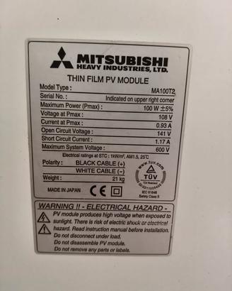 pannelli fotovoltaici nuovi