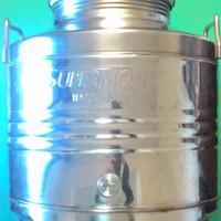 Fusto contenitore bidone acciaio inox olio 30 lt
