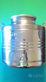 Fusto contenitore bidone acciaio inox olio 30 lt