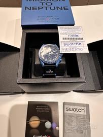 Omega Swatch Mission To Neptune Nettuno Nuovo