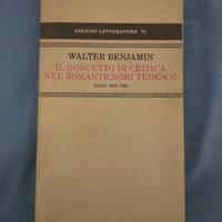 Walter Benjamin prima edizione einaudi