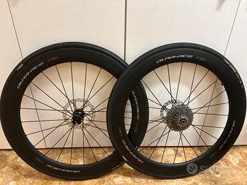 Ruote shimano dura ace c60 disc nuove