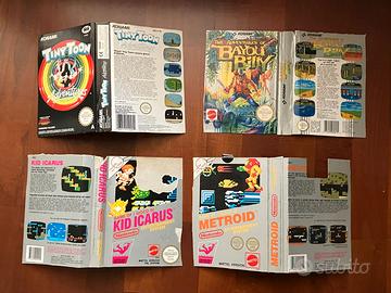 NINTENDO NES PAL A BOX PARZIALI E DANNEGIATI