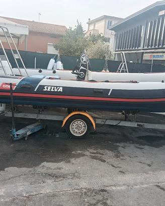 gommone selva 550 più Suzuki 40 ari