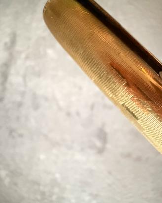 Stilografica vintage laminata oro OMEGA A.V.M