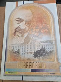 Folder filatelico Padre pio