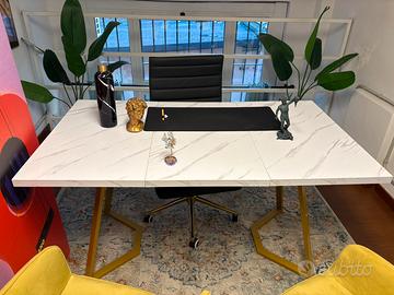 Scrivania per computer, 140 x 80 x 75 cm