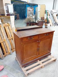 Comò con specchiera - arte povera