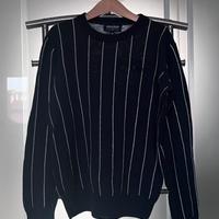 Maglia bambino blu gessato tg 10 anni Woolrich