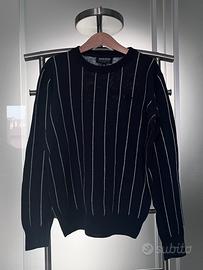 Maglia bambino blu gessato tg 10 anni Woolrich