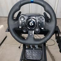 volante logitech+pedaliera+cambio+base d appoggio