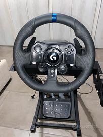 volante logitech+pedaliera+cambio+base d appoggio