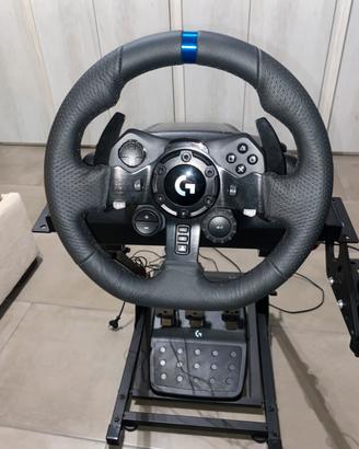 volante logitech+pedaliera+cambio+base d appoggio