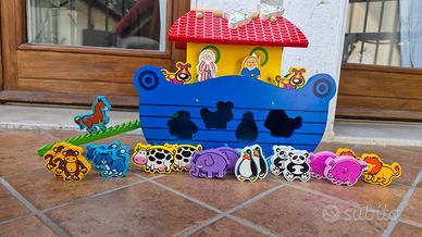 ARCA DI NOE IN LEGNO - DAL NEGRO