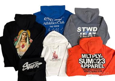 Lotto 6 Felpe Unisex Streetwear - S/M