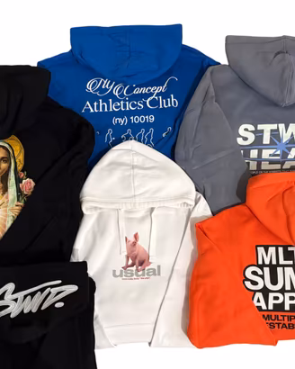 Lotto 6 Felpe Unisex Streetwear - S/M