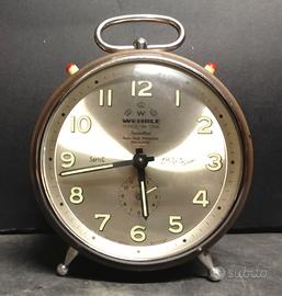 WEHRLE 3in1 orologio/sveglia VTG Germany grigio