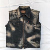 Smanicato donna in jeans nero.