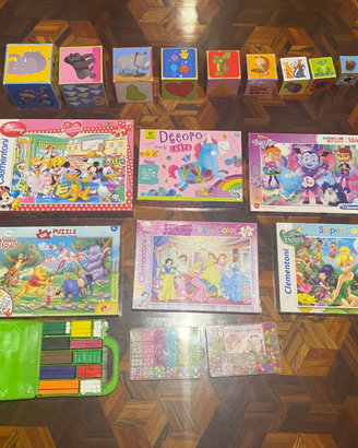 Collezione puzzle e giochi bambini