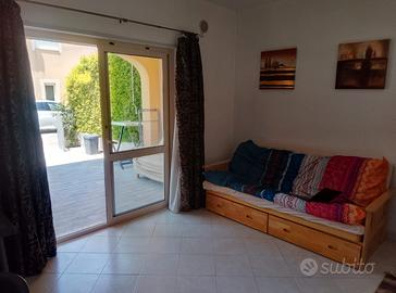 Bilocale con giardino