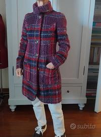 Cappottino Gas fantasia madras rosso / viola tg 38
