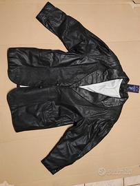 giacca in pelle vintage donna